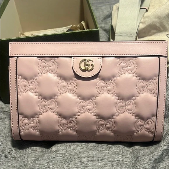 Gucci Pink Quilted Women's Bag - Picture 10 of 10